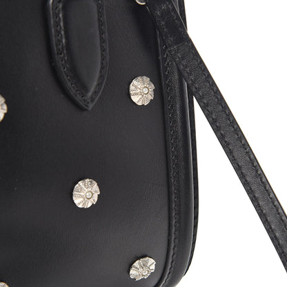Alexander McQueen Calfskin Pearl Embellished Mini Heroine Black 8 of 9