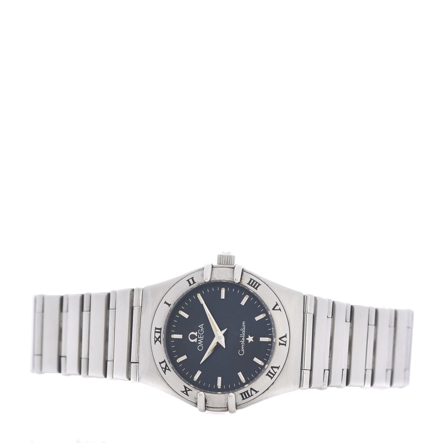Omega Stainless Steel 25mm Constellation Quartz Watch Blue 1572.40.00 3 of 5