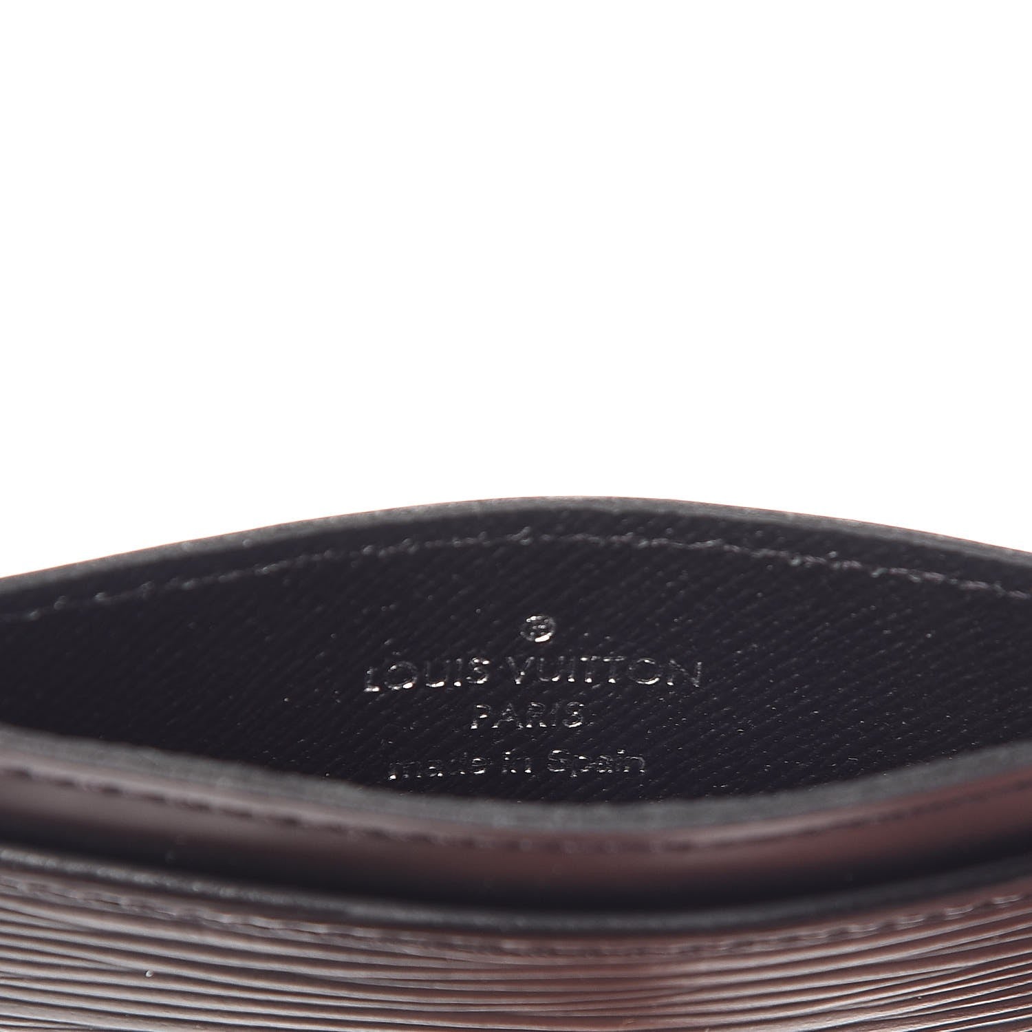 Louis Vuitton Epi Card Holder Black 6 of 8