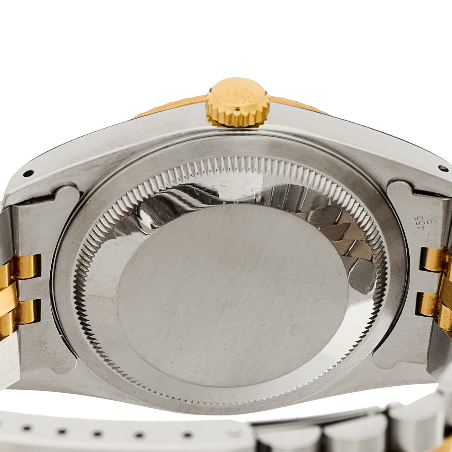 Stainless Steel 18K Yellow Gold 36mm Oyster Perpetual Datejust Watch Champagne 16233