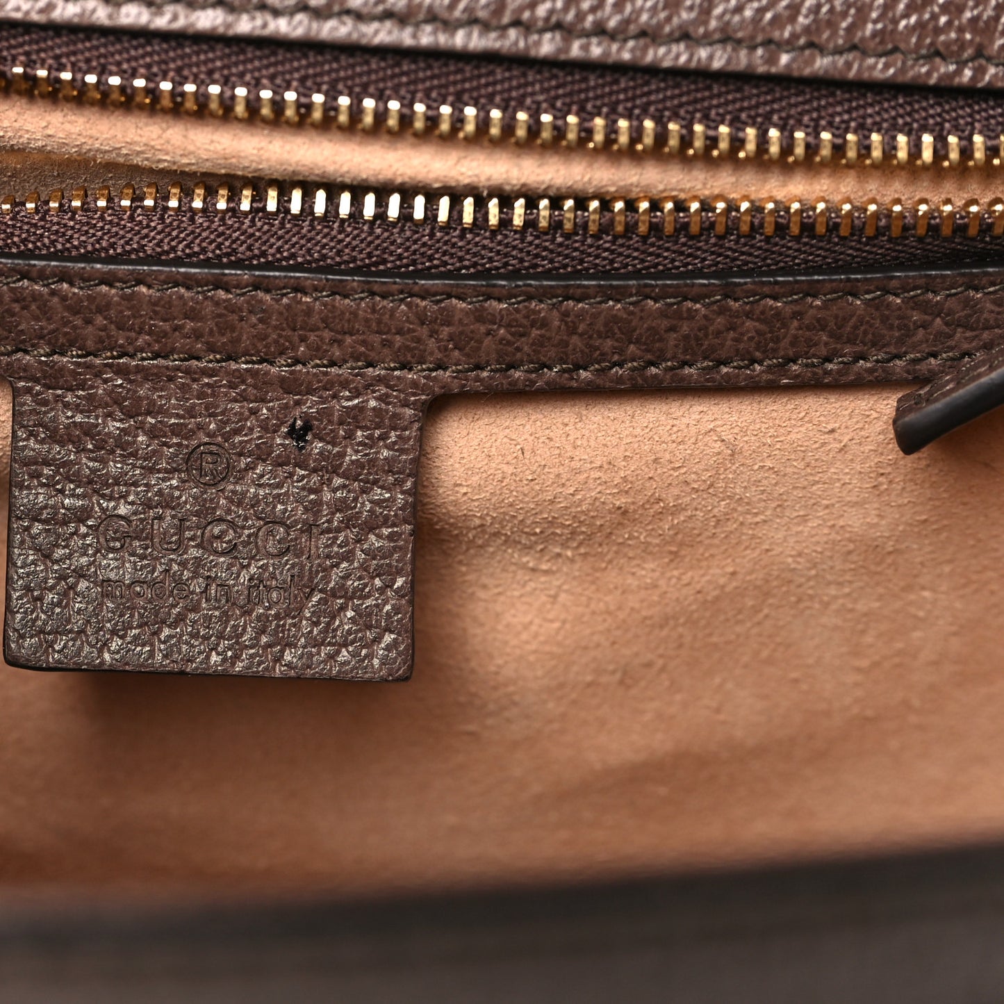 GG Supreme Monogram Web Small Ophidia Flap Messenger Bag Brown