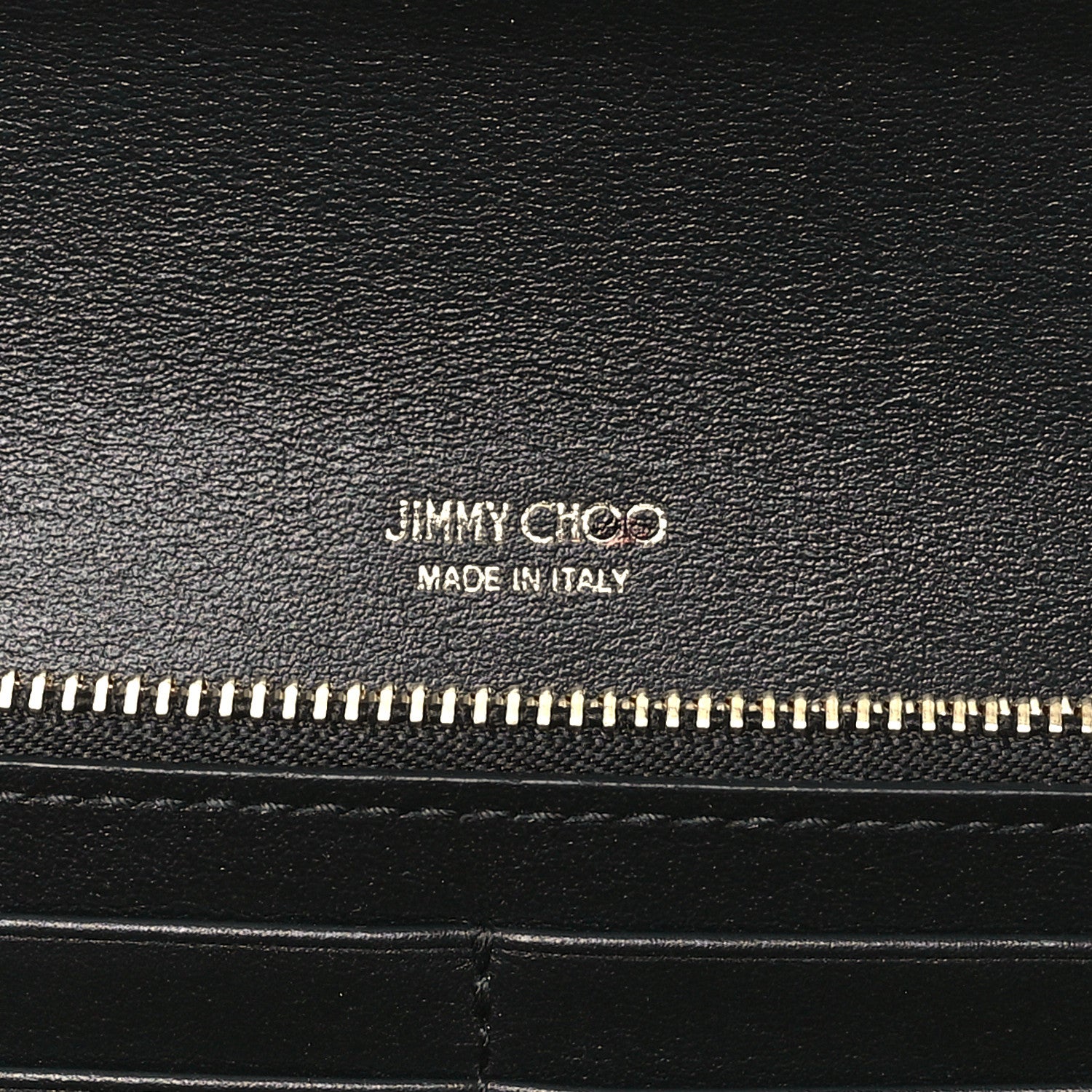 Jimmy Choo Snakeskin Embossed Wallet on Chain Red 6 of 9