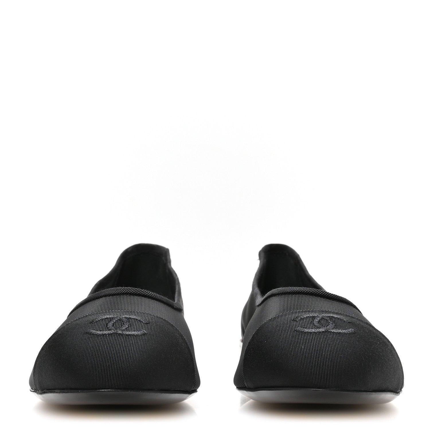 Chanel Mesh CC Ballerina Flats 40.5 Black 3 of 8