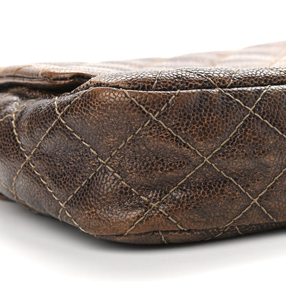 Chanel Iridescent Caviar Quilted Small Chic Flap Brown 9 of 11