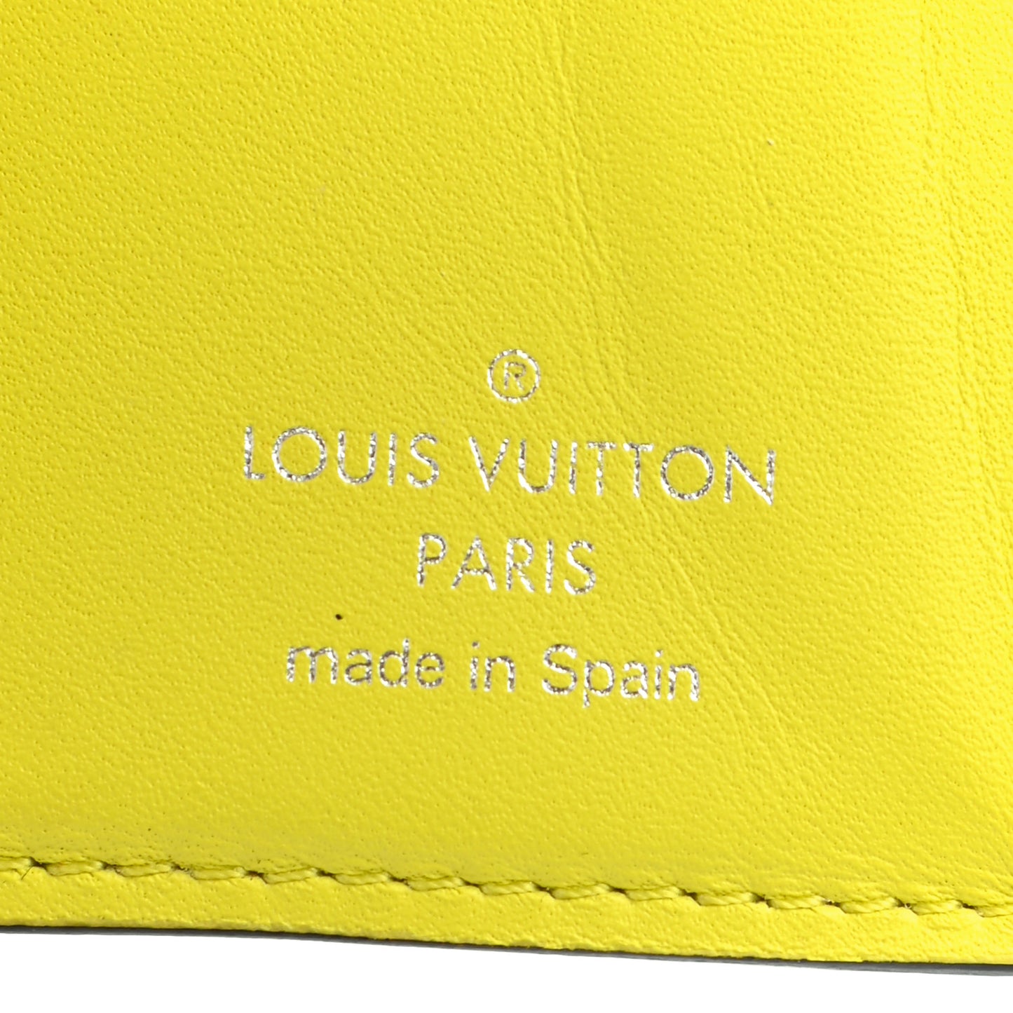 Monogram Taiga Discovery Compact Wallet Yellow