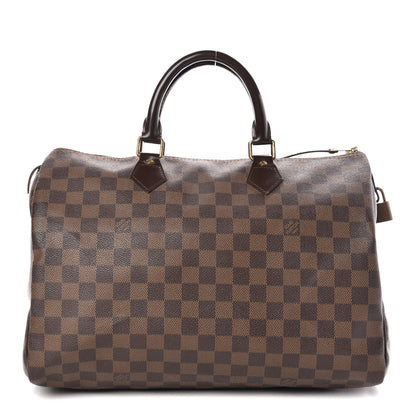 Louis Vuitton Damier Ebene Speedy 35 1 of 18