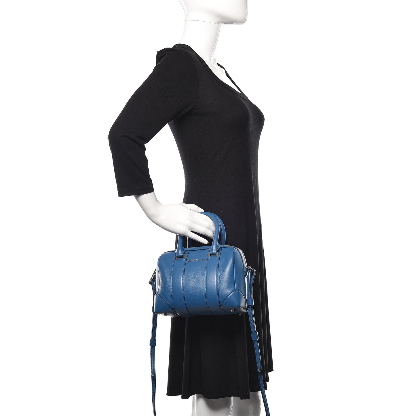 Calfskin Micro Lucrezia Blue