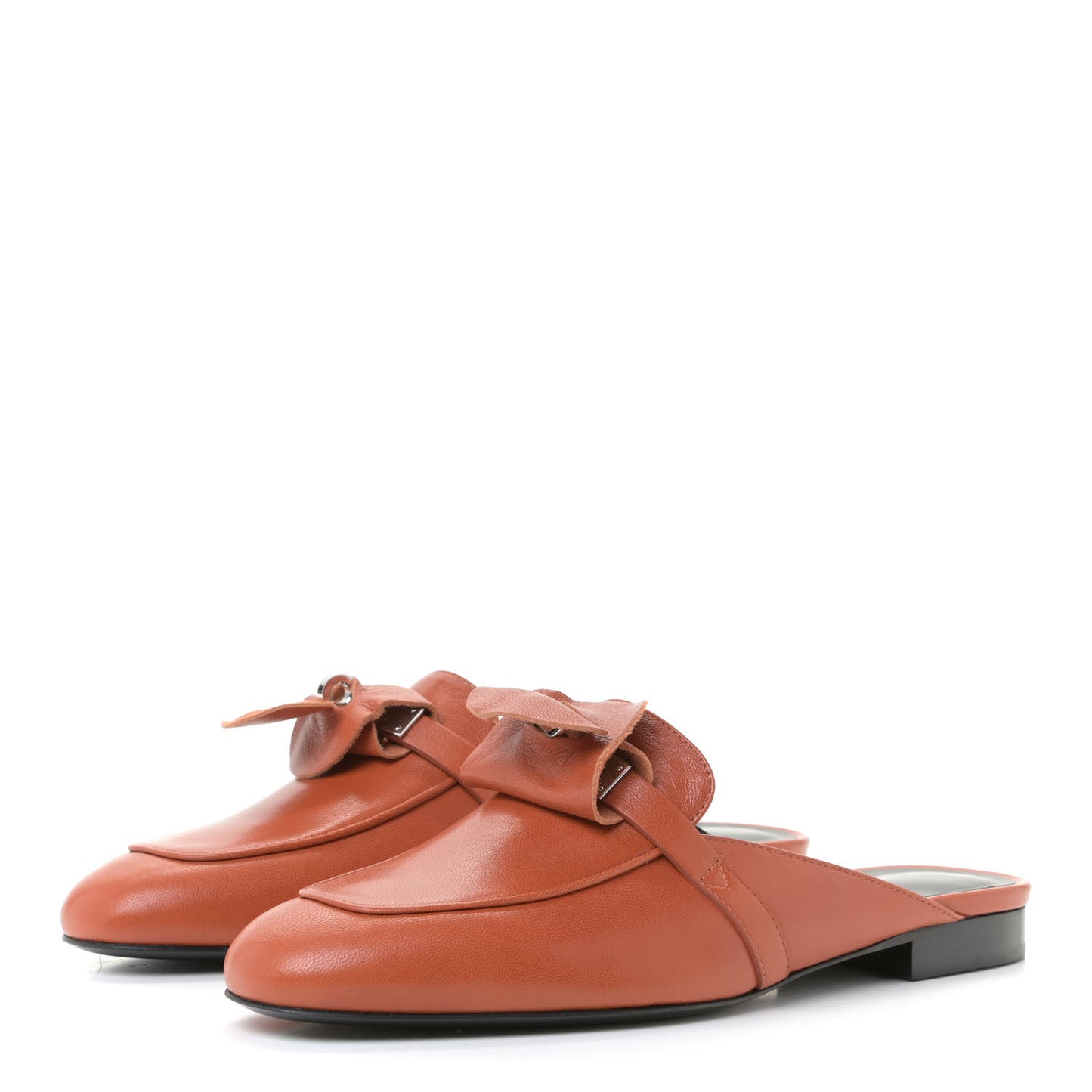 Goatskin Oz Mules 37 Marron Cuivre