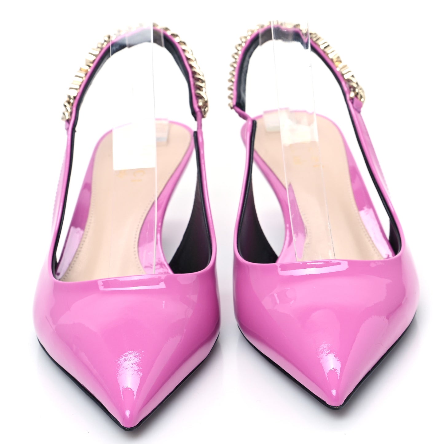 Patent Signoria 35mm Slingback Pumps 36.5 Libre Pink