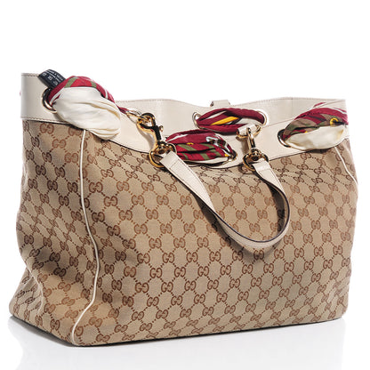 Gucci Monogram Large Positano Tote Off White 3 of 7