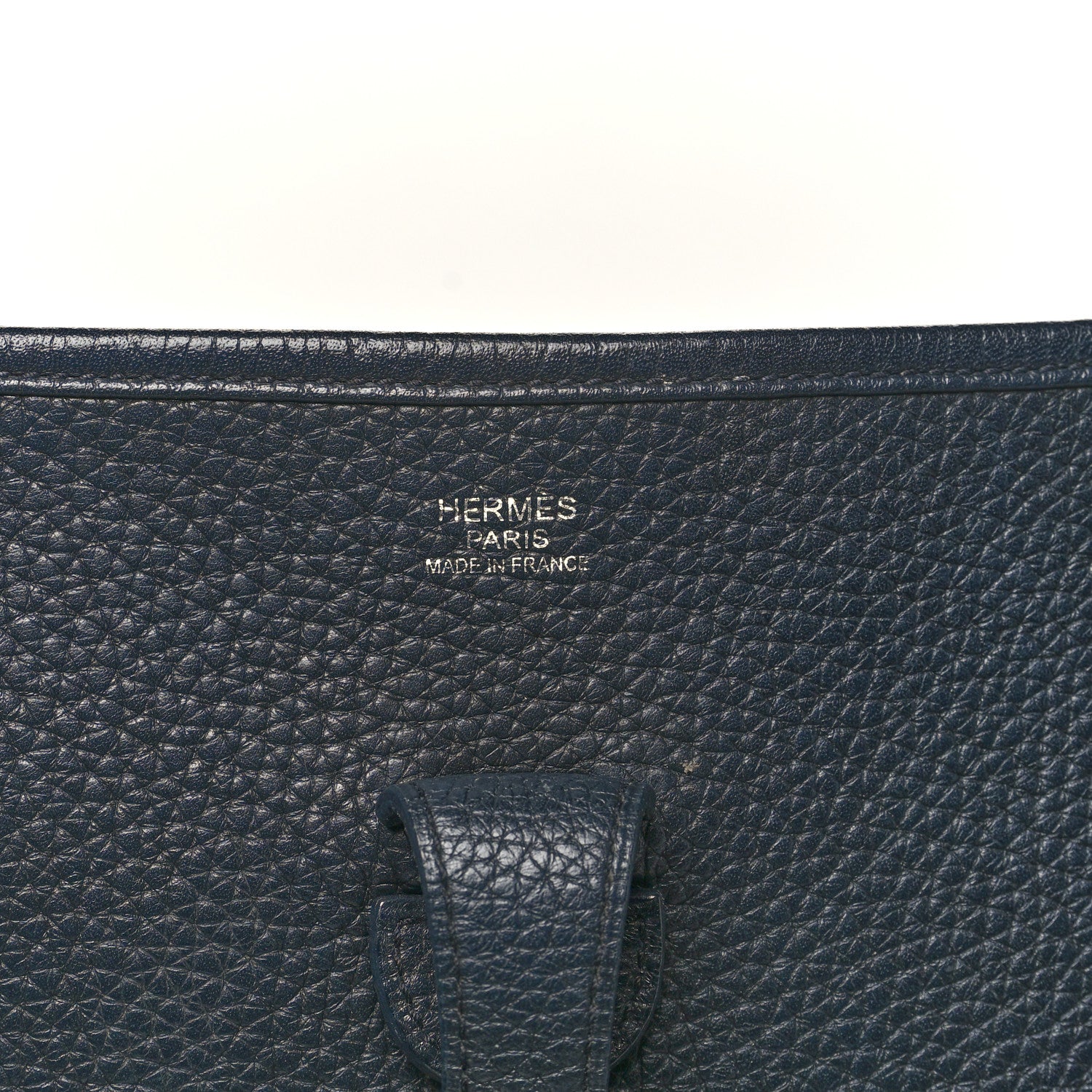 Hermes Taurillon Clemence EVELYNE III PM Bleu Nuit 6 of 10