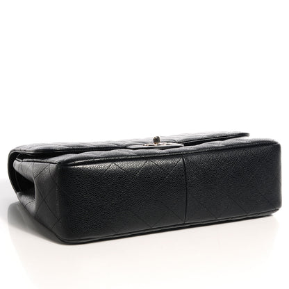 Chanel Caviar Quilted Jumbo Double Flap Black 4 of 9