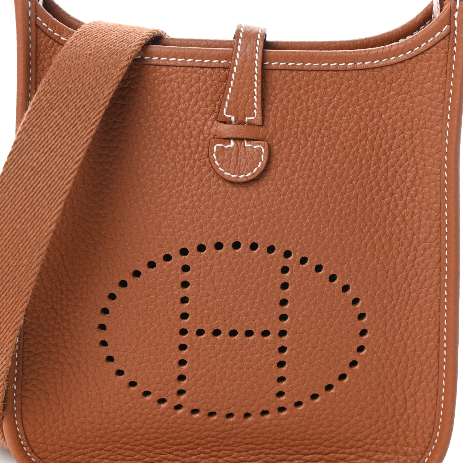 Hermes Taurillon Clemence Evelyne TPM Gold 7 of 9