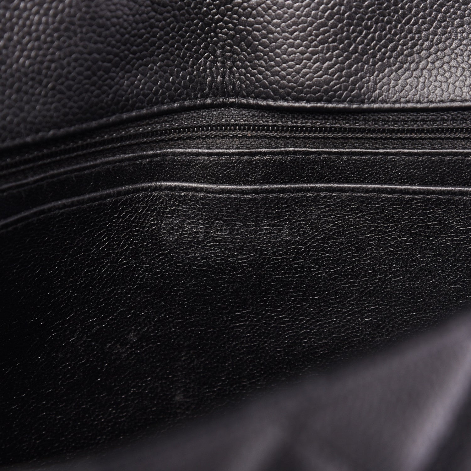 Chanel Caviar Quilted Jumbo Single Flap Black 8 of 9