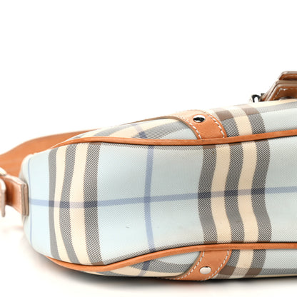 Burberry House Check Shoulder Bag Blue 8 of 20