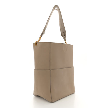 Celine Soft Grained Calfskin Sangle Bucket Bag Dune 3 of 11