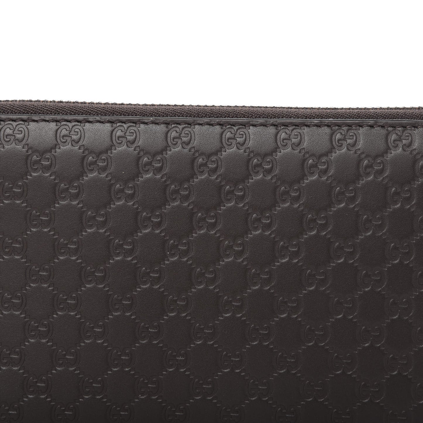 Microguccissima Large Zip Around Organizer Wallet Testa di Moro