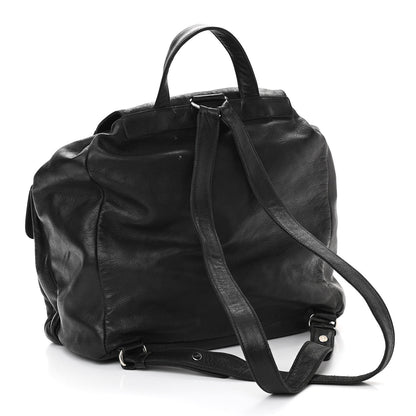 Prada Calfskin Backpack Black 3 of 15