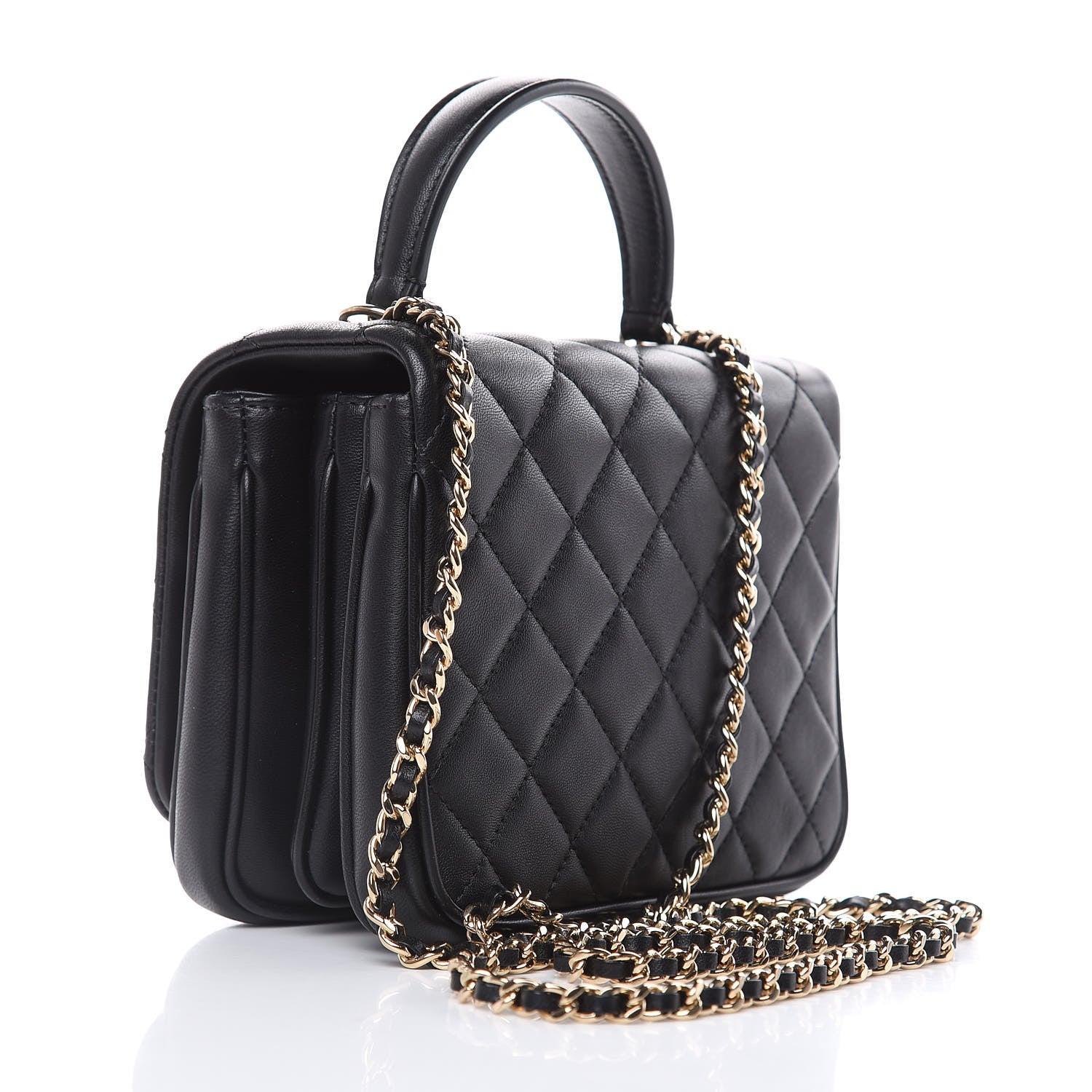 Chanel Lambskin Quilted Mini Citizen Chic Flap Black 3 of 11