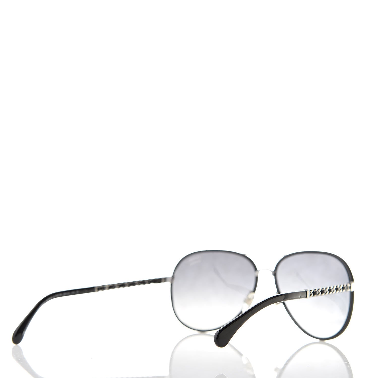Chanel Polarized Pilot Winter Sunglasses 4219-Q Black 4 of 7
