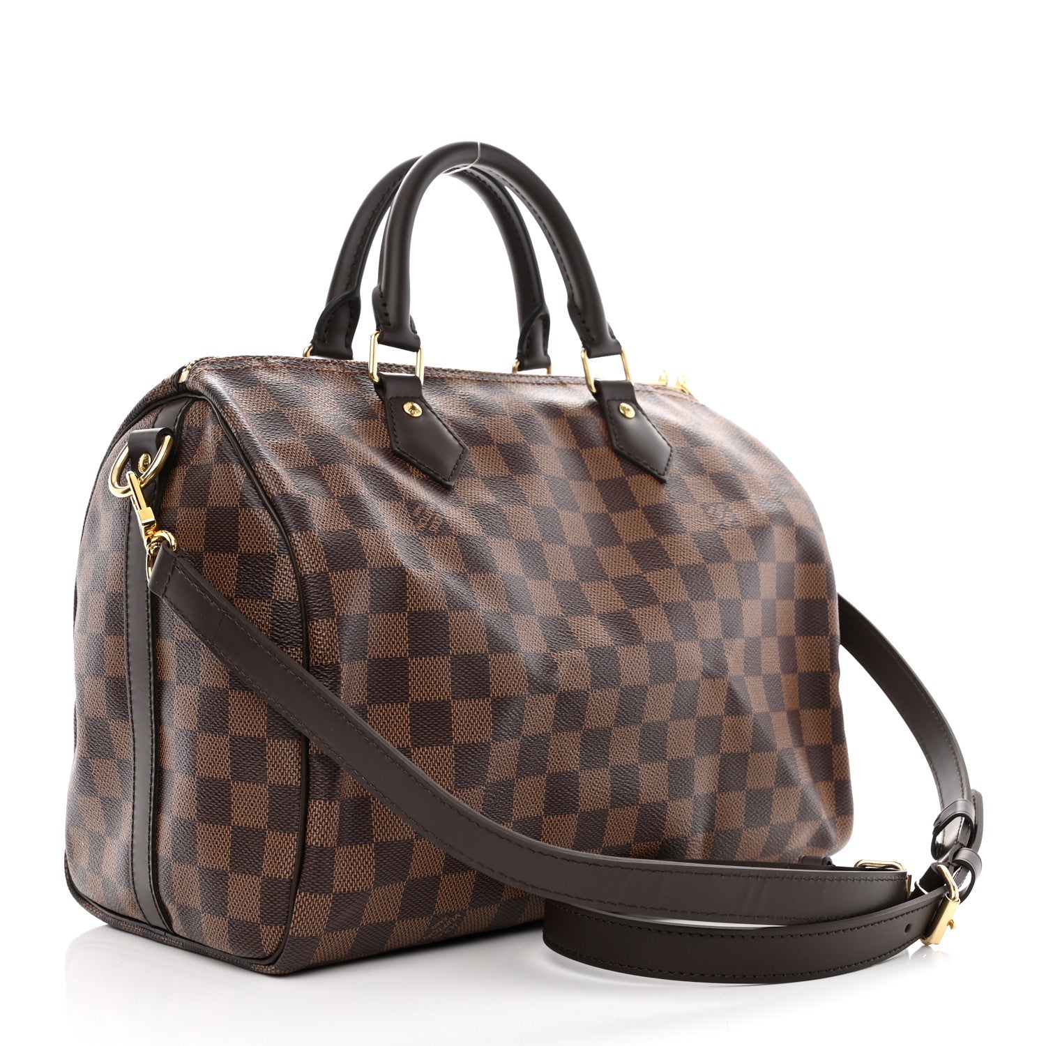 Louis Vuitton Damier Ebene Speedy Bandouliere 30 3 of 10