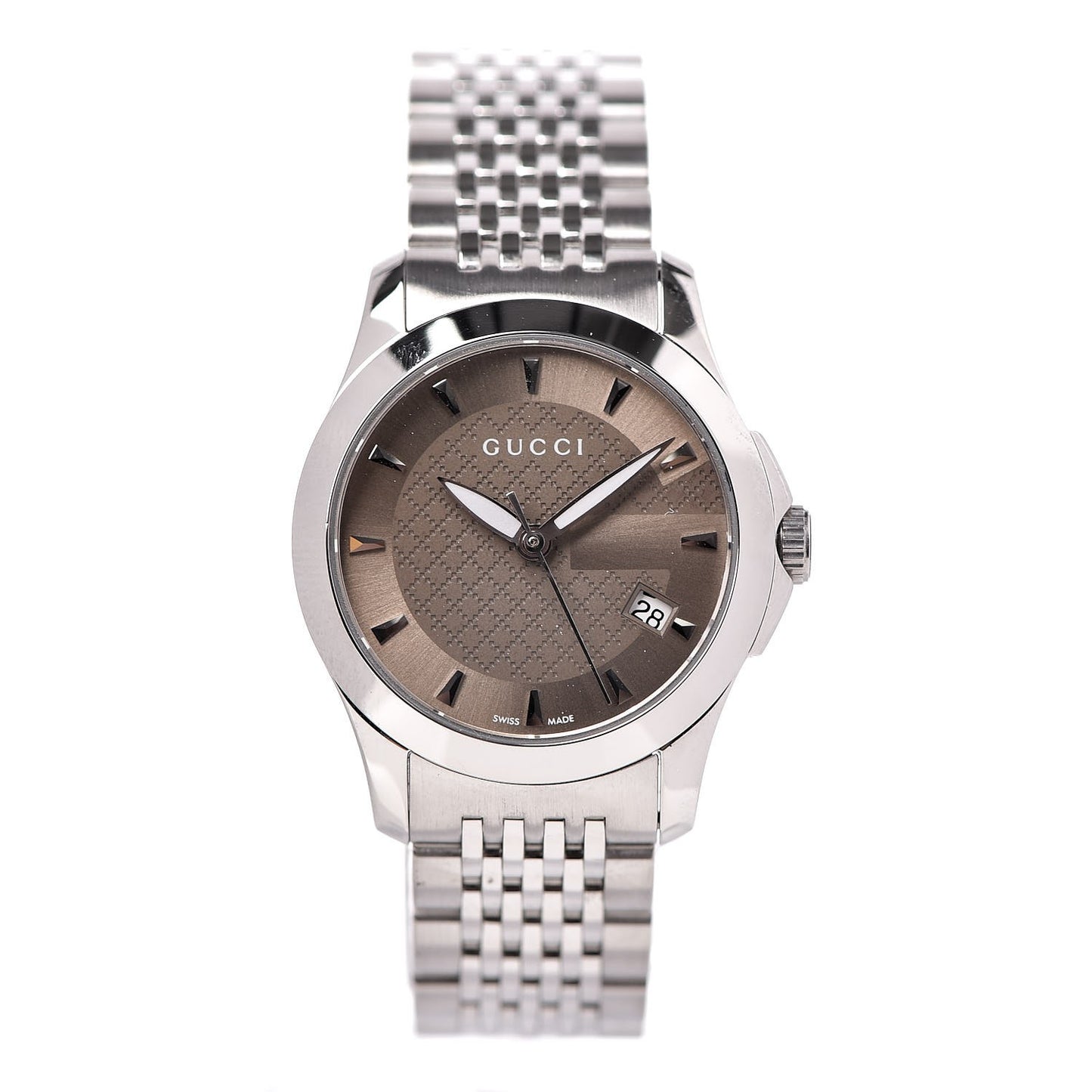 Stainless Steel 27mm G-Timeless Quartz Watch Brown