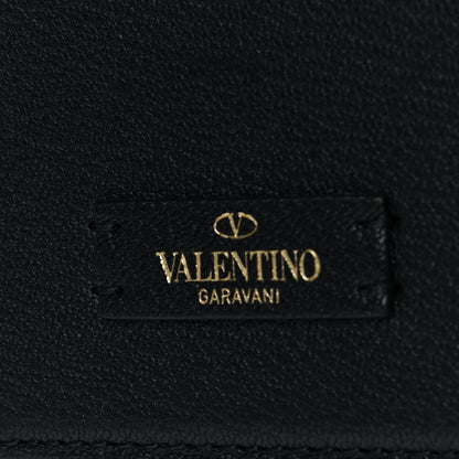 Valentino Garavani Pebbled Calfskin Micro VSling Shoulder Bag Black 6 of 6