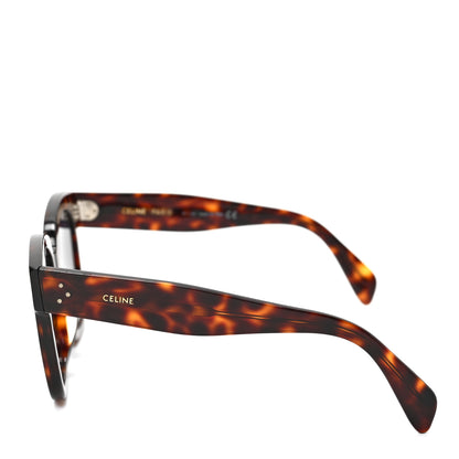 Celine Acetate Polarized Oversized Sunglasses CL4055FN Tortoise 3 of 6