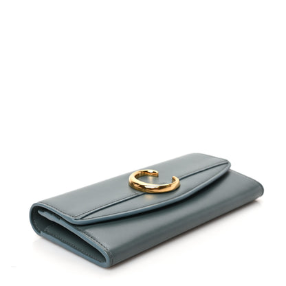 Chloe Smooth Calfskin Chloe Long Wallet Cloudy Blue 4 of 6