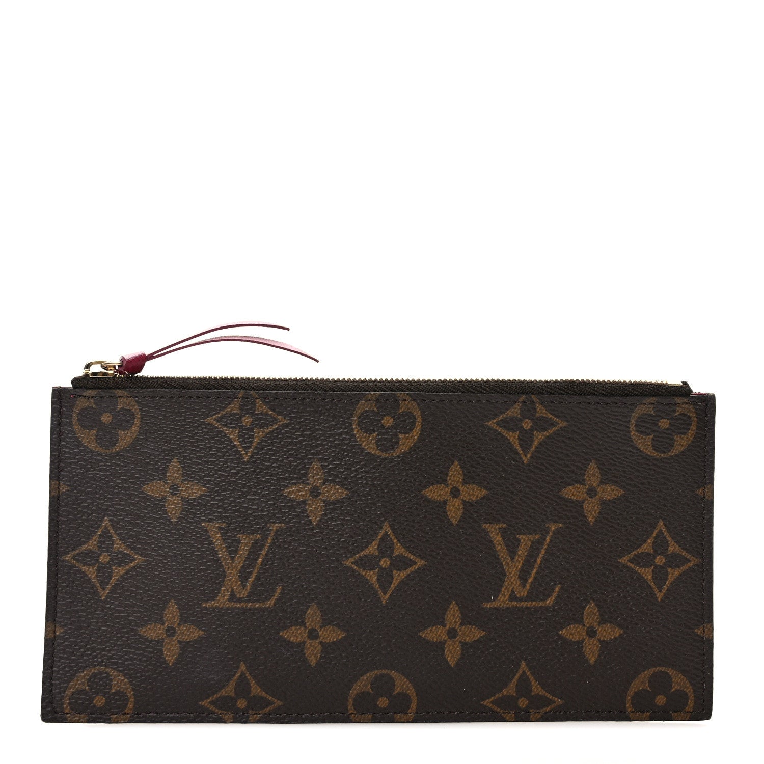 Louis Vuitton Monogram Felicie Chain Wallet Zippered Insert Fuchsia 1 of 6