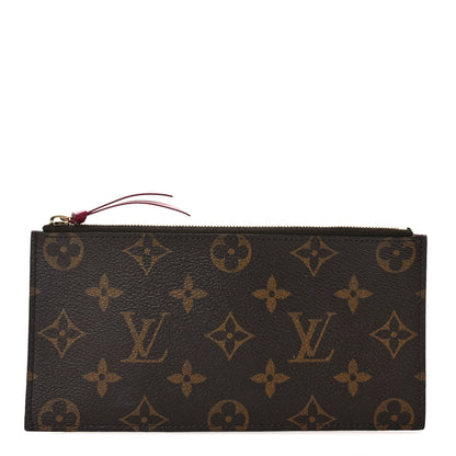 Louis Vuitton Monogram Felicie Chain Wallet Zippered Insert Fuchsia 1 of 6
