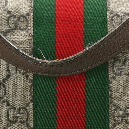 Gucci GG Supreme Monogram Medium Ophidia Shopping Tote Brown 11 of 15