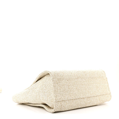 Chanel Woven Straw Raffia Small Deauville Tote Light Beige 4 of 11