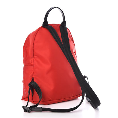 Versace Nylon 90's Vintage Logo Backpack Red White 3 of 8