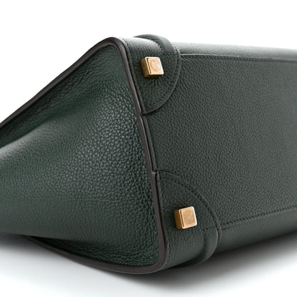 Celine Drummed Calfskin Micro Luggage Amazone 9 of 10