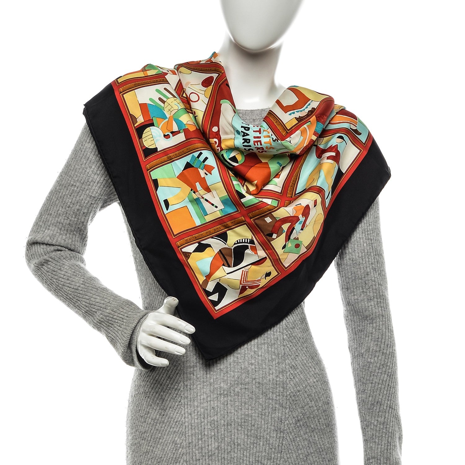 Hermes Silk Les Petits Metiers de Paris 90 2 of 5