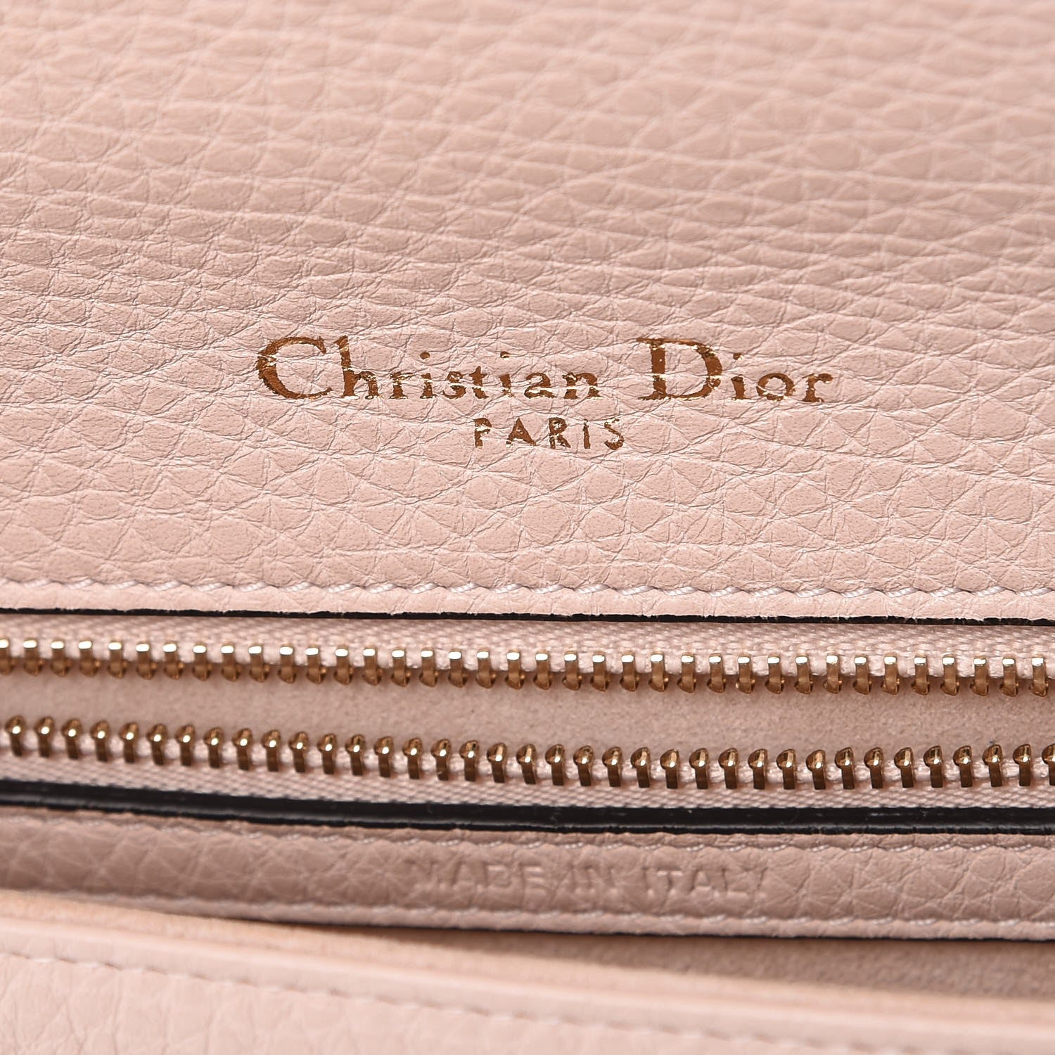 Christian Dior Grained Calfskin Medium Diorama Flap Bag Nude 6 of 8