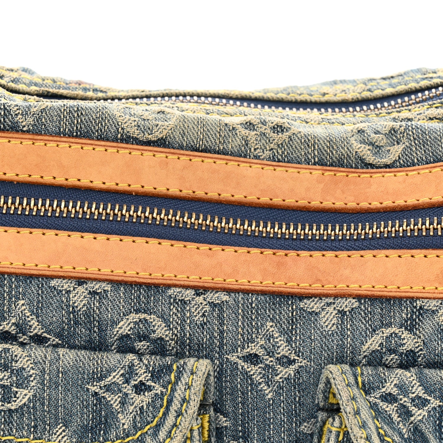 Louis Vuitton Monogram Denim Baggy PM Blue 11 of 18
