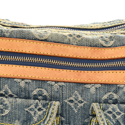 Louis Vuitton Monogram Denim Baggy PM Blue 11 of 18