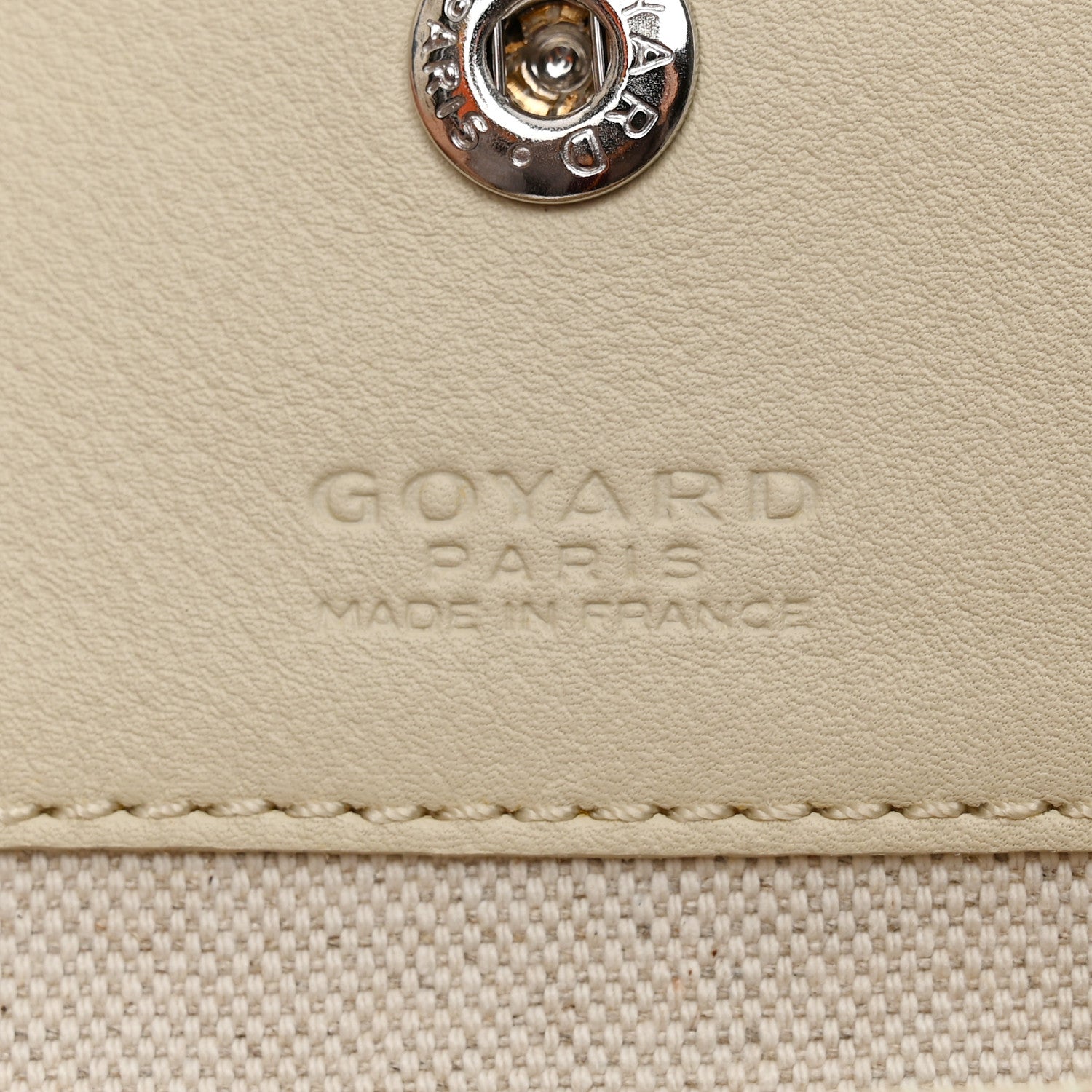 Goyard Goyardine Embroidered Seahorse Reversible Anjou PM Sand 10 of 19