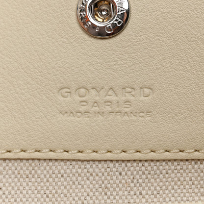 Goyard Goyardine Embroidered Seahorse Reversible Anjou PM Sand 10 of 19
