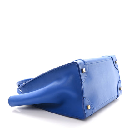 Celine Smooth Calfskin Mini Luggage Royal Blue 4 of 9