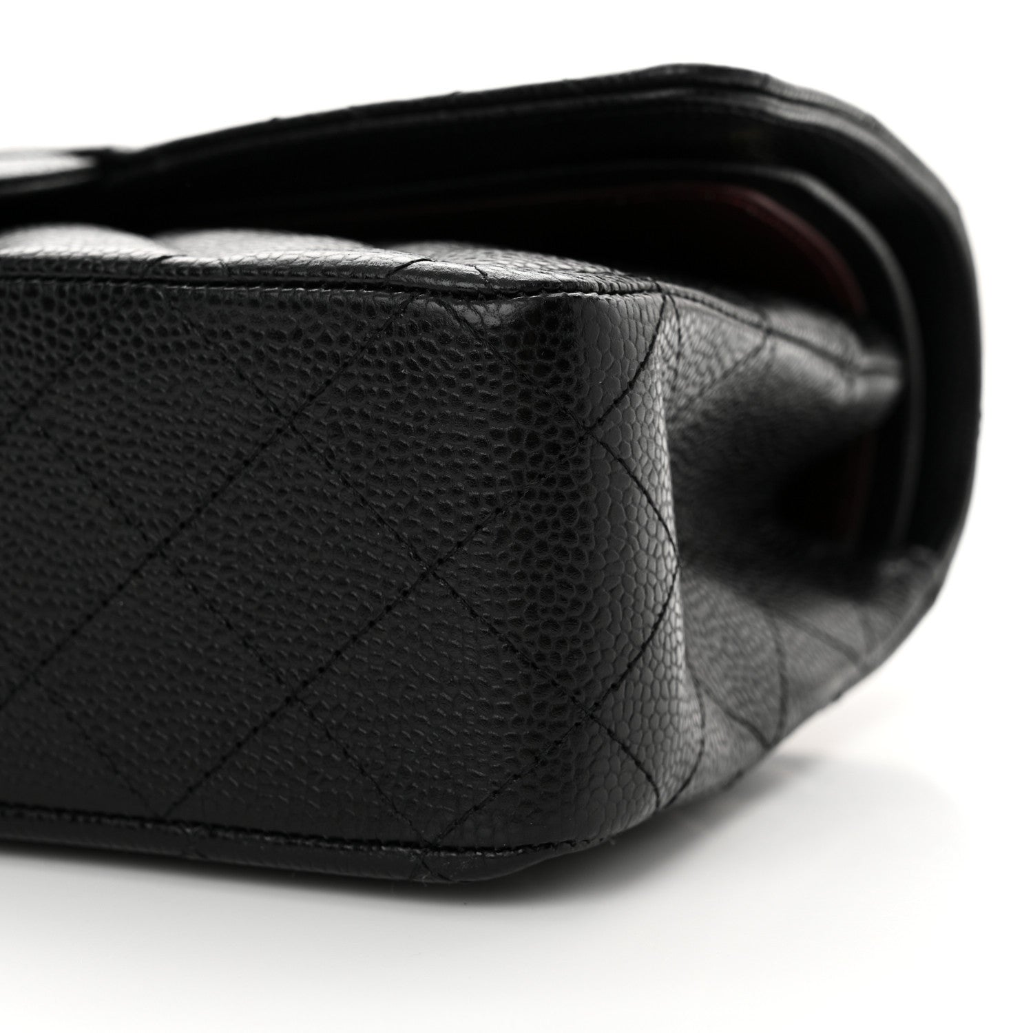 Chanel Caviar Quilted Medium Double Flap Black 10 of 12
