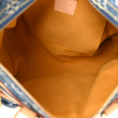 Louis Vuitton Monogram Denim Neo Speedy Blue 5 of 10