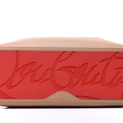 Christian Louboutin Calfskin Large Cabarock Spikes Tote Nude 10 of 10