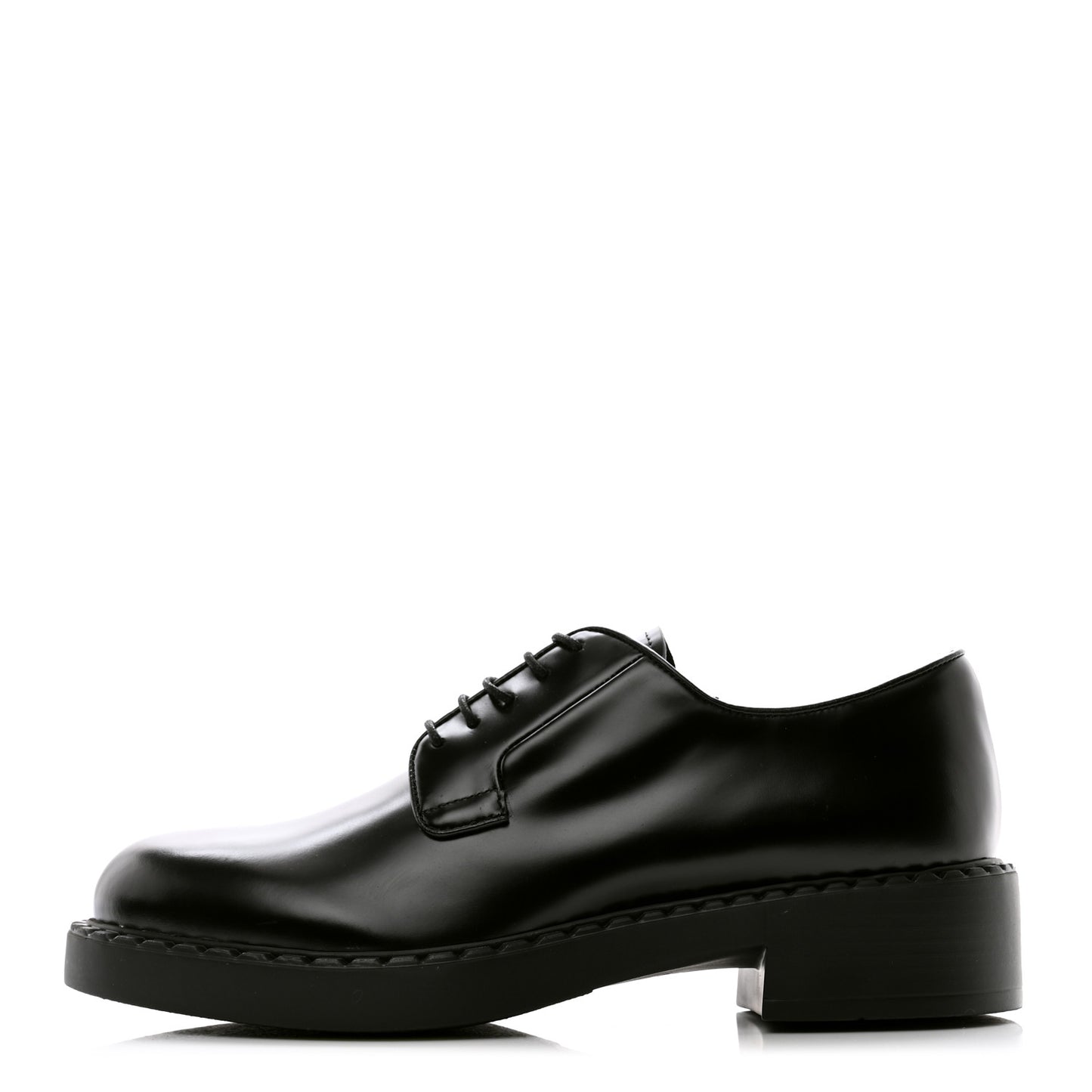 Spazzolato Lace Up 50mm Loafers 39 Black