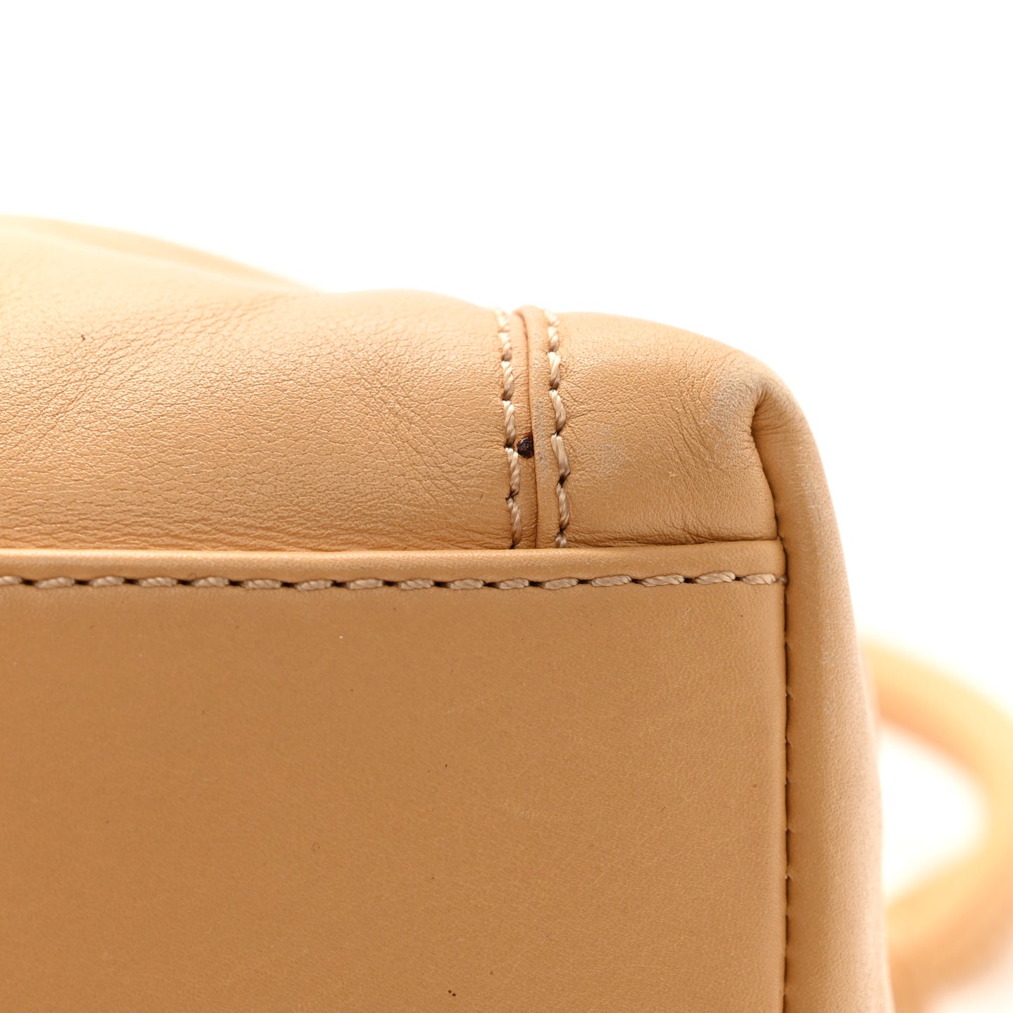 Lambskin CC Tassel Shoulder Bag Beige