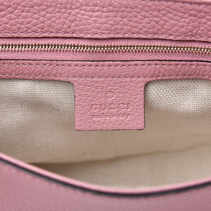 Gucci Pebbled Calfskin Medium Soho Flap Crossbody Pink 6 of 10