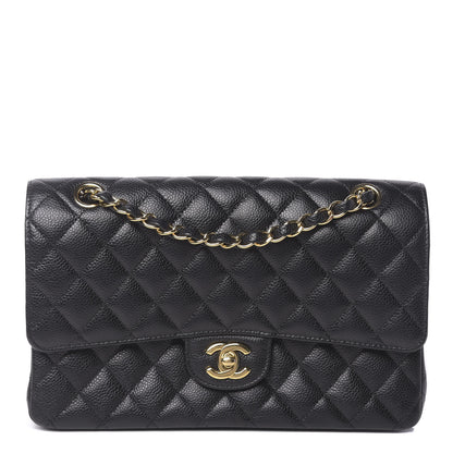 Chanel Caviar Quilted Medium Double Flap Black 1 of 21