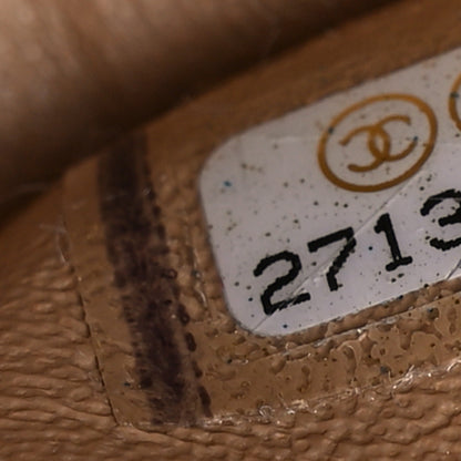 Chanel Lambskin Quilted Medium Double Flap Dark Beige 6 of 9